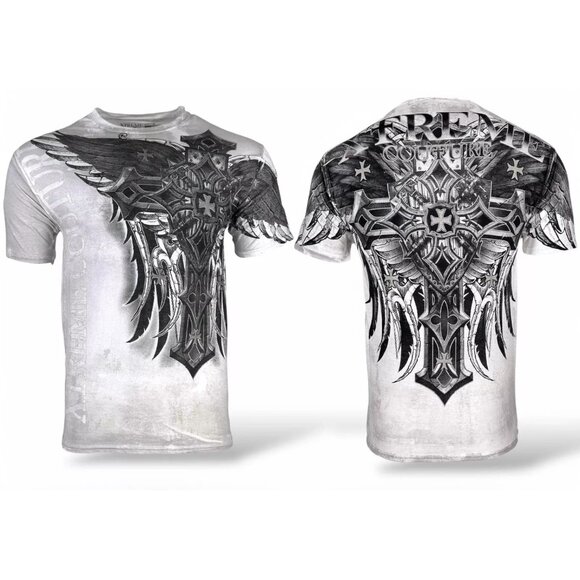 AFFLICTION Other - Xtreme Couture by Affliction Men's T-Shirt Battledome Biker Cross, S-5XL